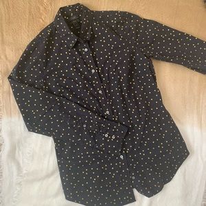 J Crew Perfect Button Down Long Sleeve Shirt